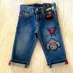 Patchwork denim jeans for a little boys. Brand new never worn. Great condition.